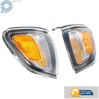 Set of 2 Side Marker Corner Parking Lights for Toyota Tacoma (2001–2004) Chrome