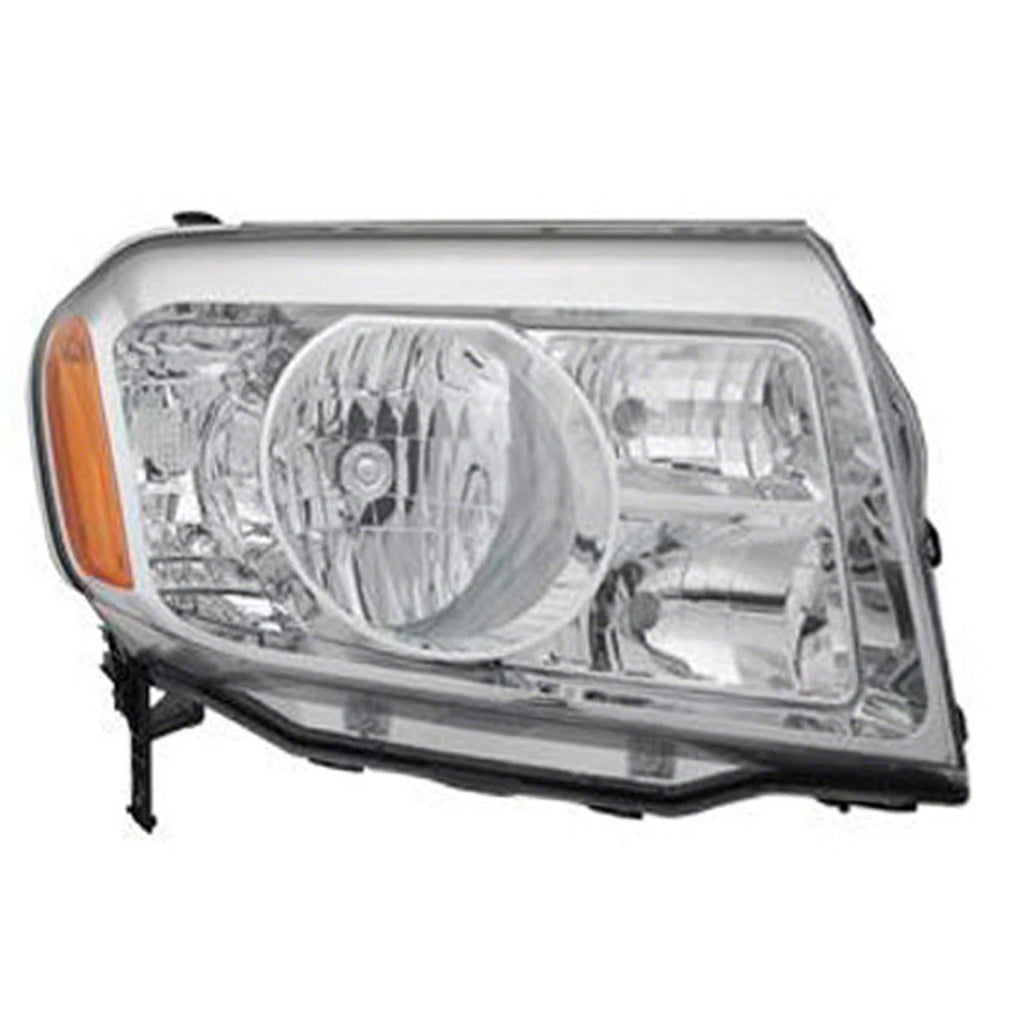 Head Light Lens Housing Passenger Side Replacement for Honda Pilot (2009–2011)