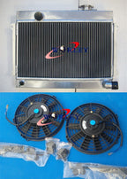 3 Row Aluminum Radiator & Fans for Datsun 1600 (1968-1972)