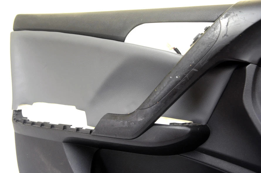 Door Panel Insert Cards for Acura TSX (2009–2014) - Gray Leather Synthetic
