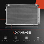 Radiator & A/C Condenser Cooling for Toyota Highlander 2.4L (2014-2018)