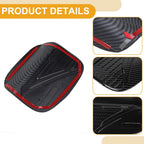 Fuel Tank Door Cap for Mitsubishi Outlander (2013–2021) Carbon Fiber Black