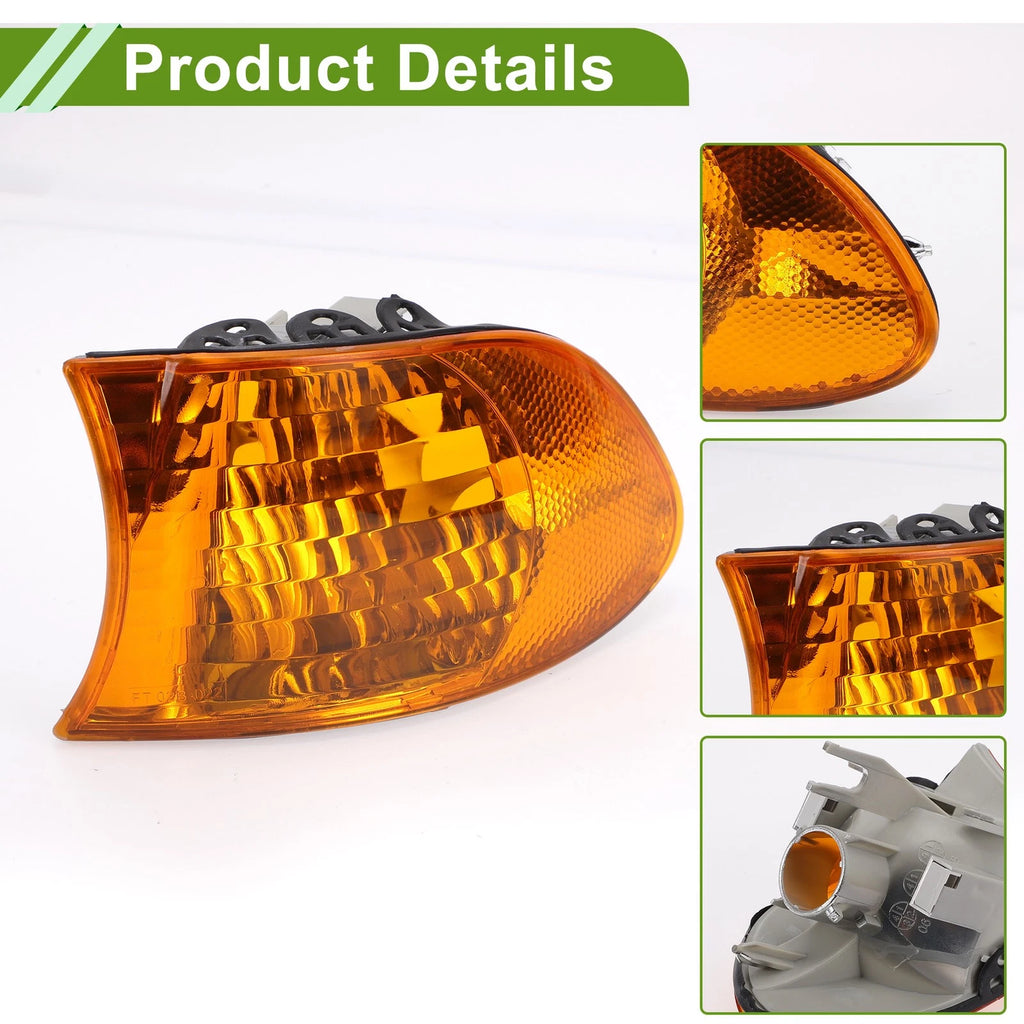 1 Pc Left Corner Signal Light Cover for BMW 7 Series (1999–2001) No. 63138379107