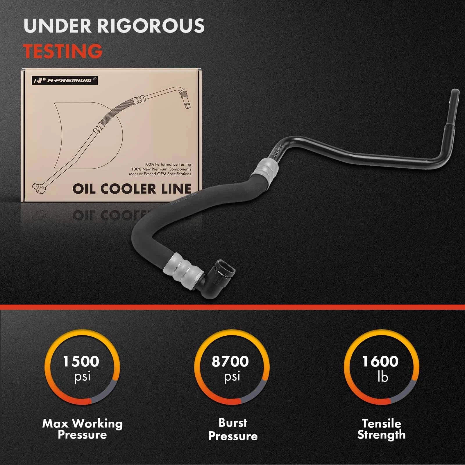 Inlet Trans Oil Cooler Line for BMW 740i 740Li (2011–2012)