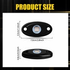 Purple LED Rock Lights for Jeep (2010–2023)