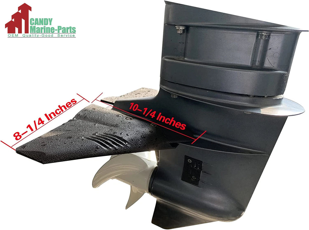 Dorsal Fin Wing Hydrofoil Stabilizer for Outboards (5-150 HP)