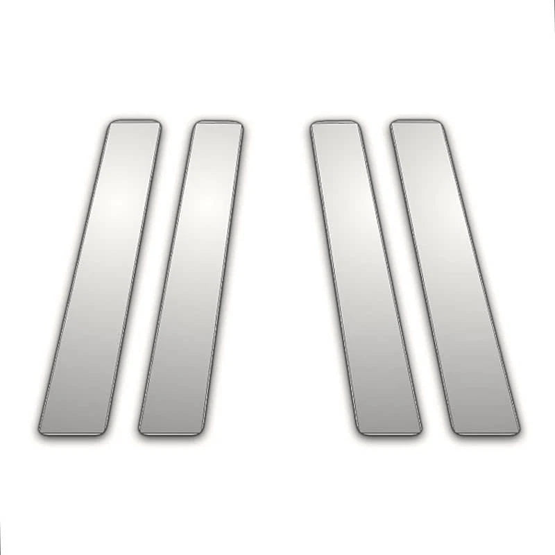 4Pc Chrome Pillar Post Covers for Audi Q7 (2007–2015)