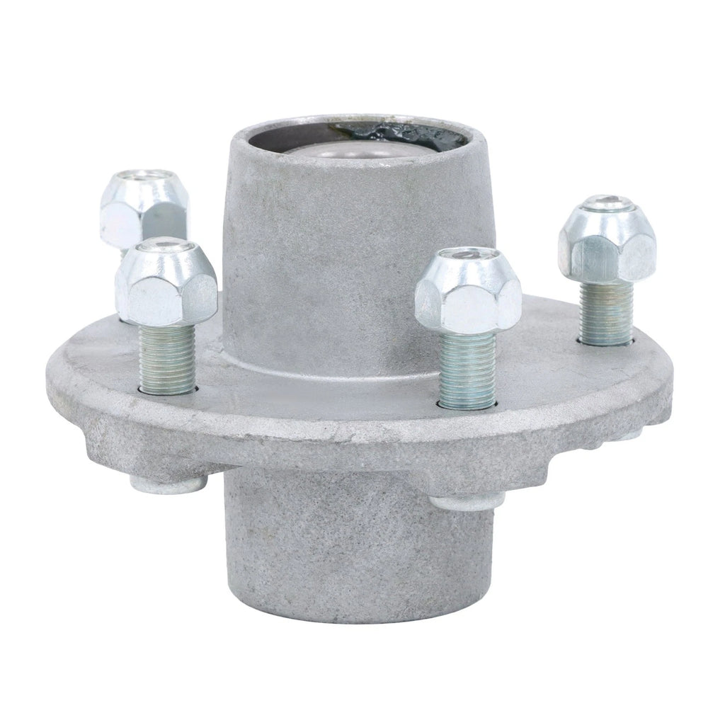 2X Galvanized Trailer Hub with 2000lb Spindle for Trailer