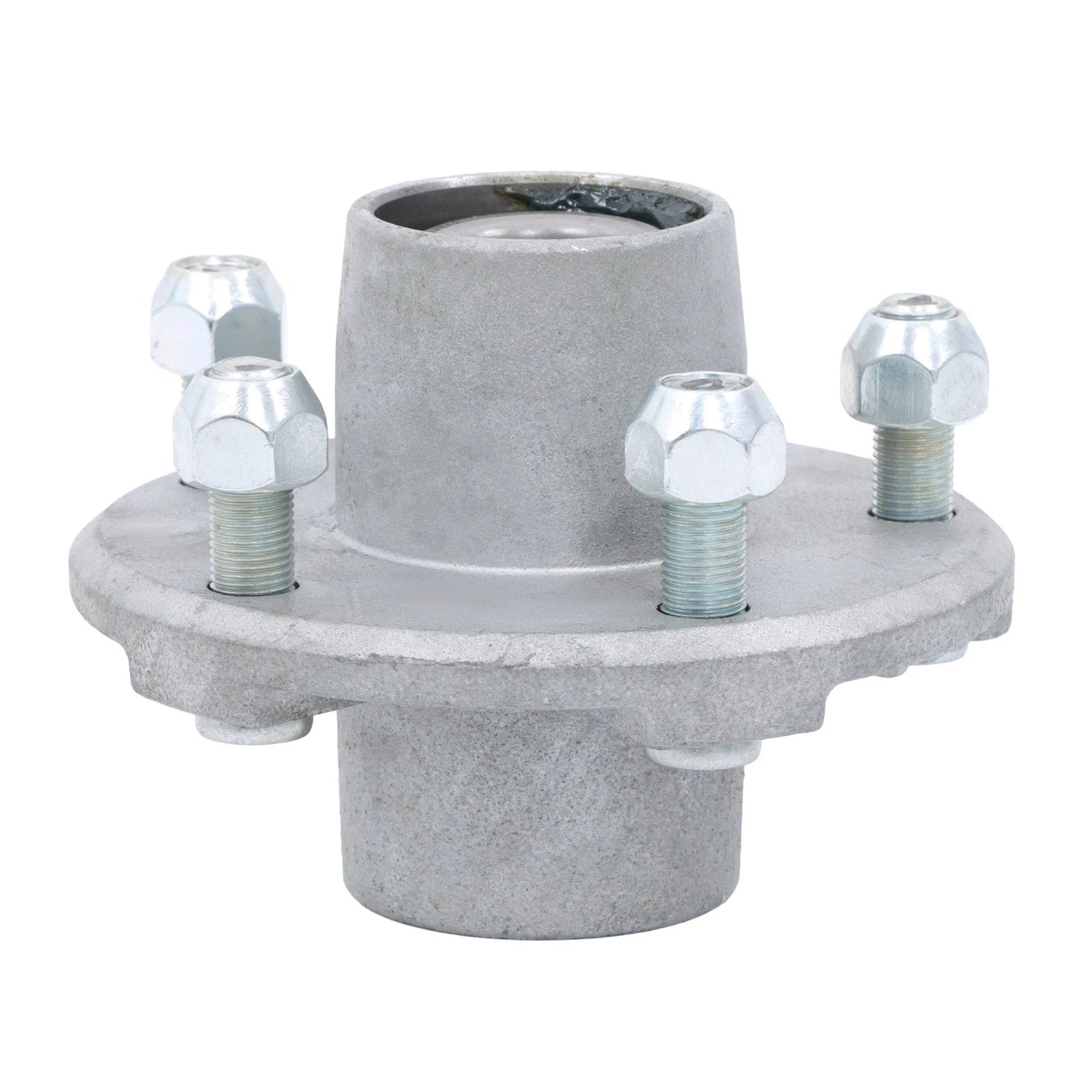 2X Galvanized Trailer Hub with 2000lb Spindle for Trailer