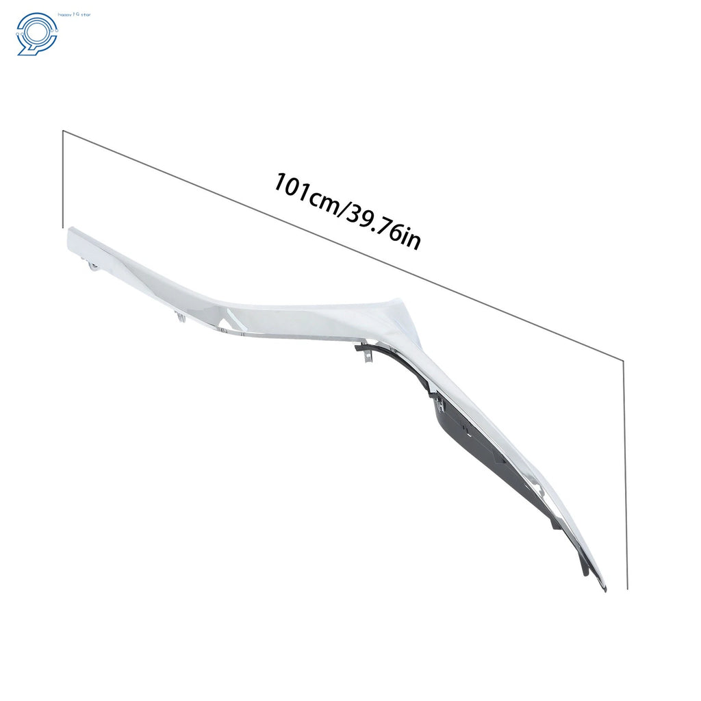 Set of 2 Chrome Front Bumper Grille Trims for Mazda 3 (2019-2023)