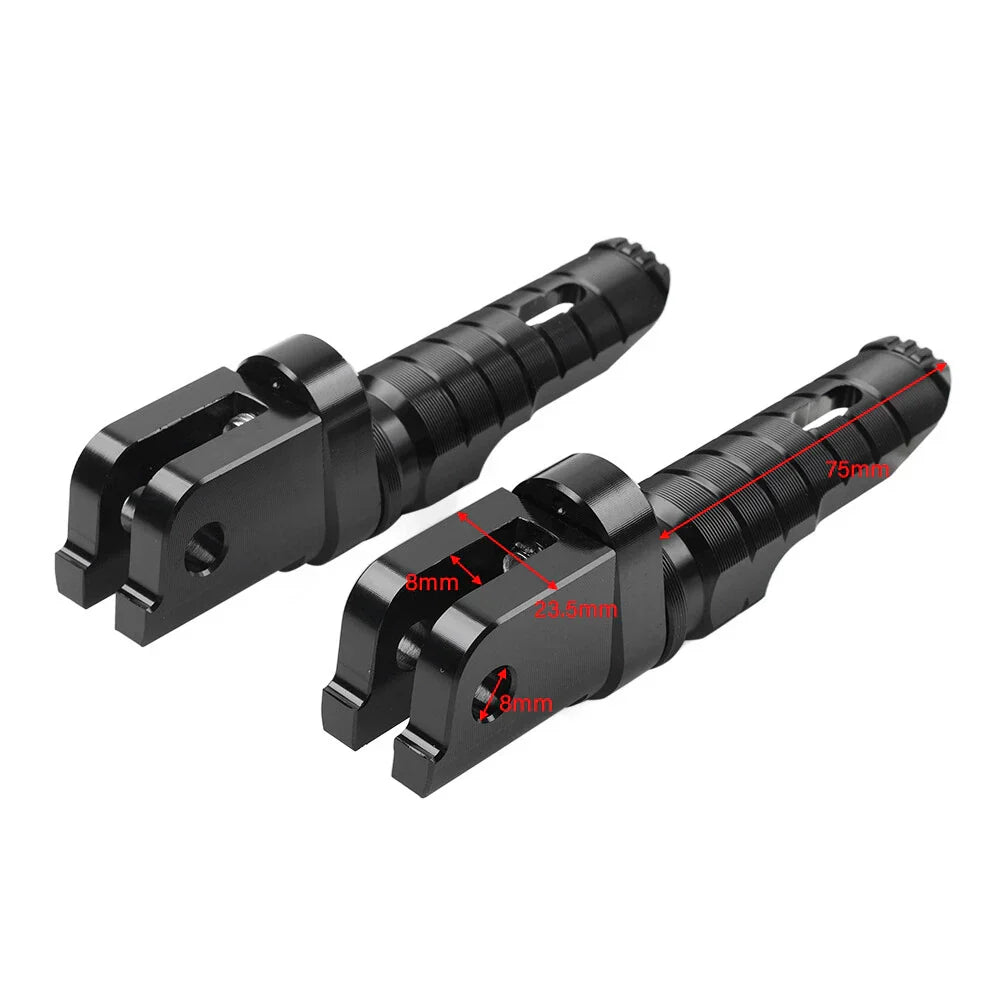 Front Footrests Pegs for Benelli 502C 752S Brixton Crossfire 500 (21-23)