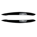 Gloss Black Headlight Eye Lid Eyebrow Trim Cover for BMW X5 E70 (2008–2013)
