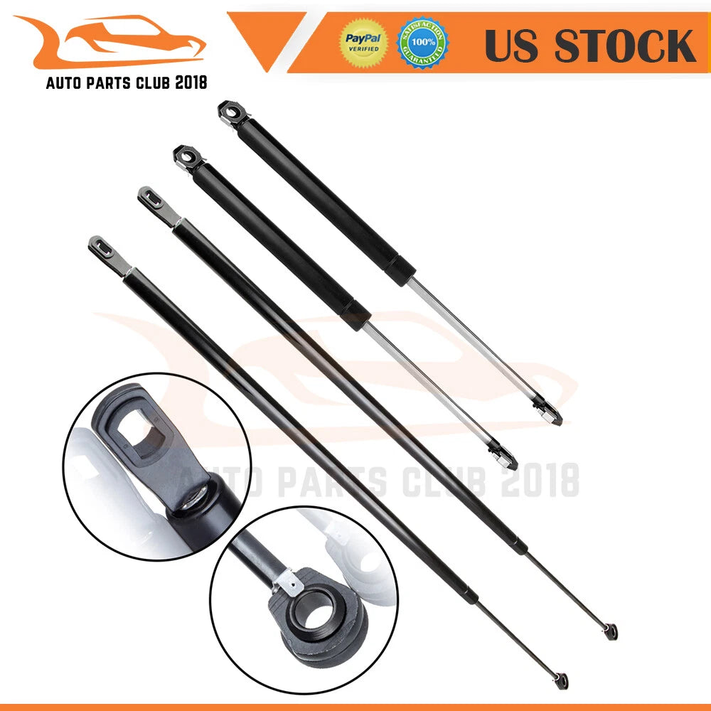 Set of 4 Hood and Hatch Lift Supports for Chevrolet Camaro (1982–1992)