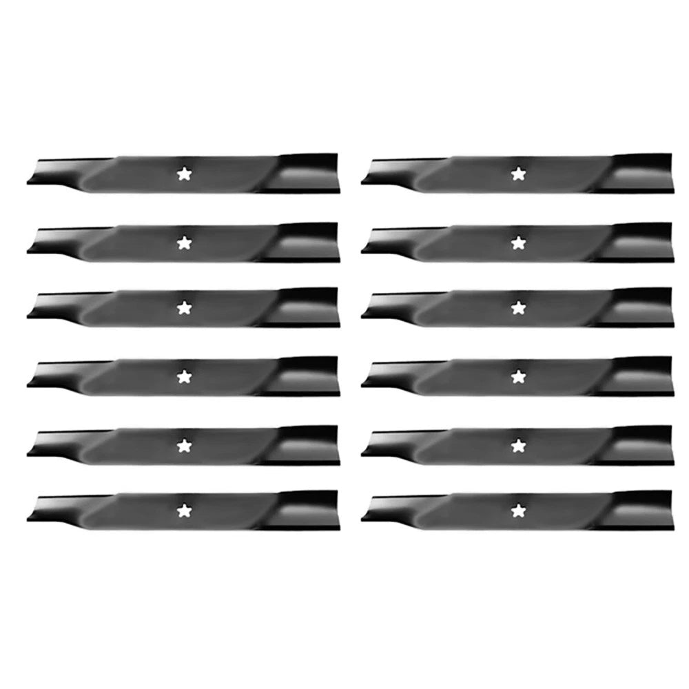 12 Hi Lift Mower Blades for Dixon (Replaces 510417901)
