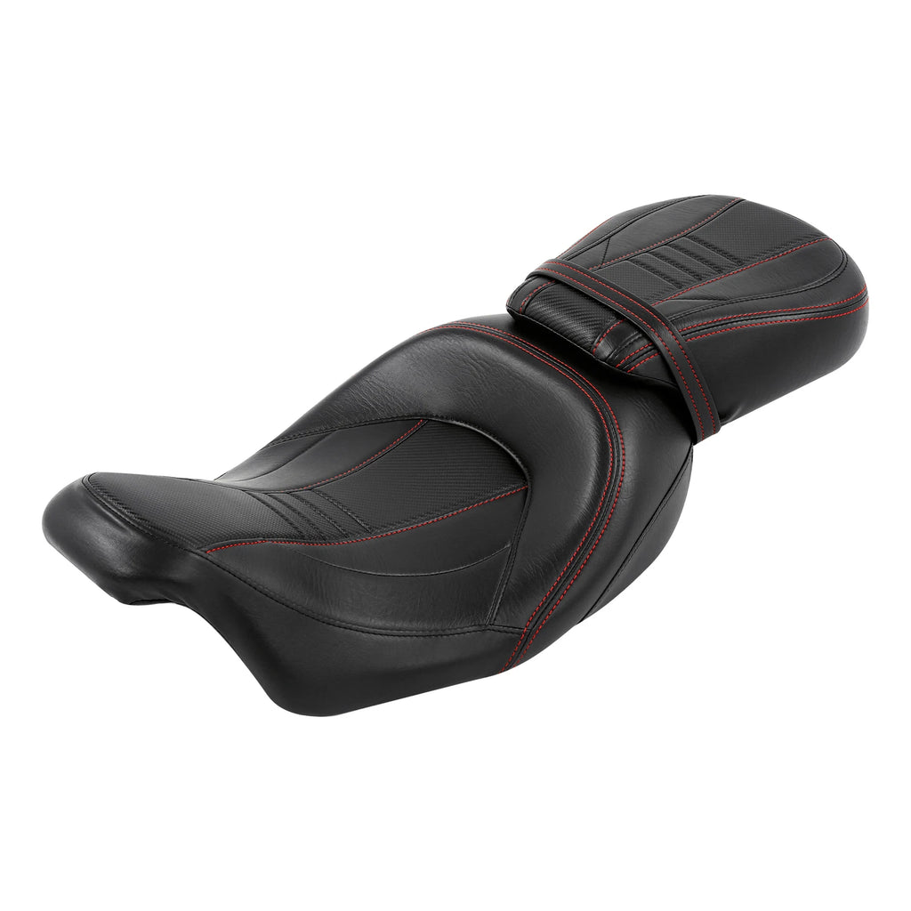 Driver & Passenger Seat with Backrest for Harley Touring Models (2009–2023)