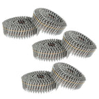 Set of 3600 Hot-Dipped Galvanized Ring Coil Siding Nails for Siding (N/A)