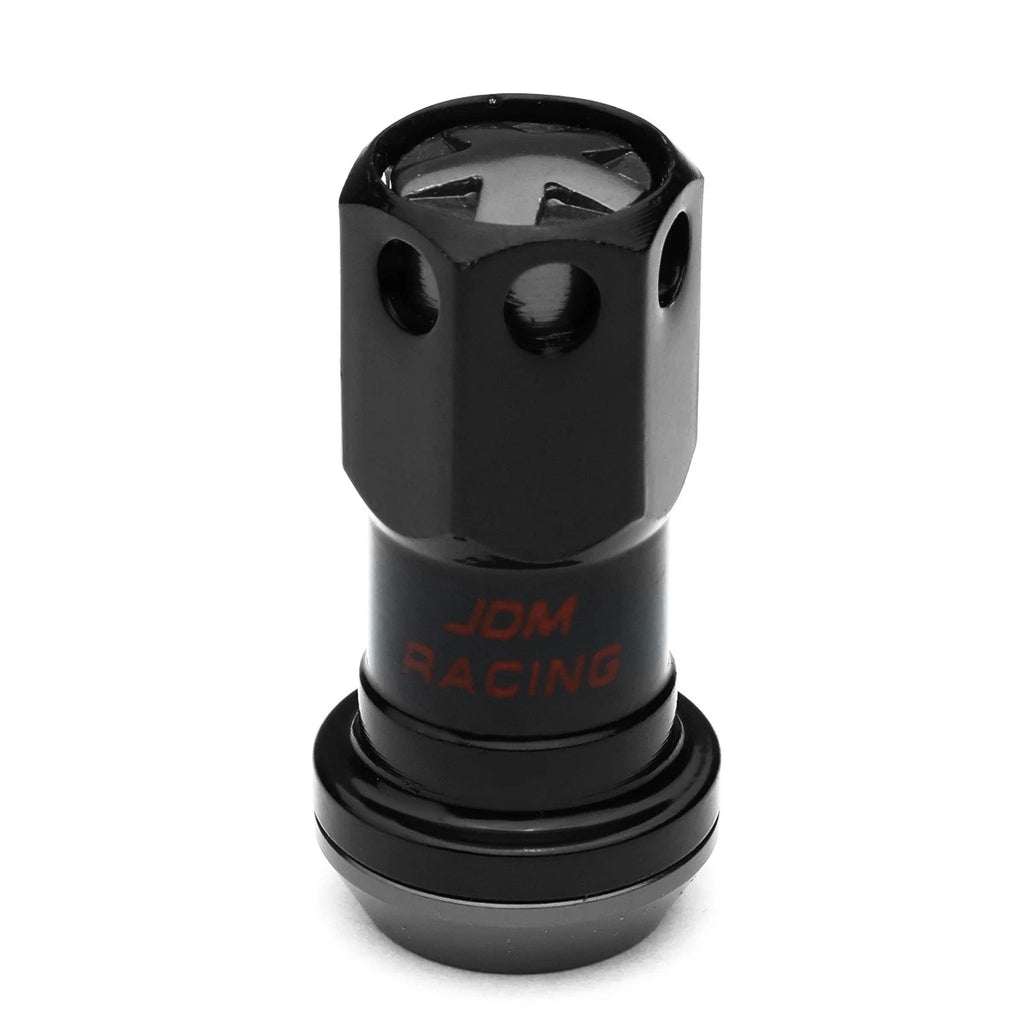 20Pcs Black Aluminum M12x1.25 Close-End Rim Lug & Lock Nuts for