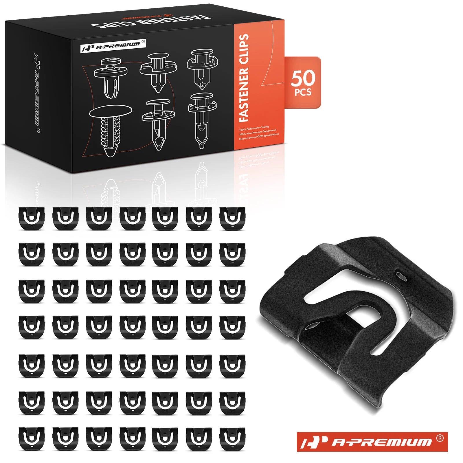 50Pcs Window Glass Reveal Moulding Clip for Chevy Buick Pontiac (1965–1970)