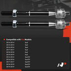 2X Front Inner Tie Rod End for Kia Soul (2014–2019) Soul EV (2015–2019)
