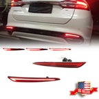 LED Rear Bumper Reflector Tail Lights for Ford Fusion (2013–2018)