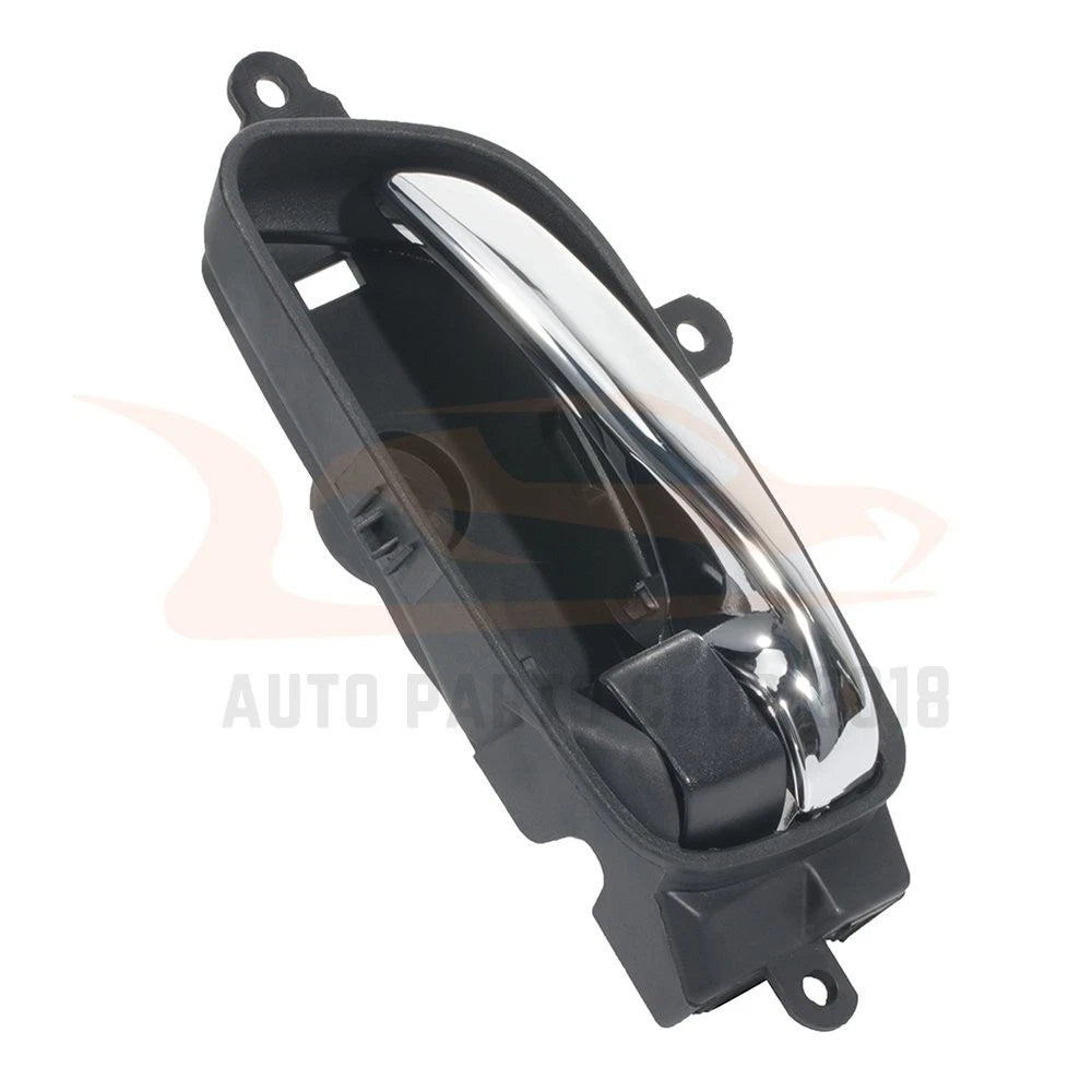Interior Door Handle for Altima, Pathfinder (Driver Left, Black & Chrome)