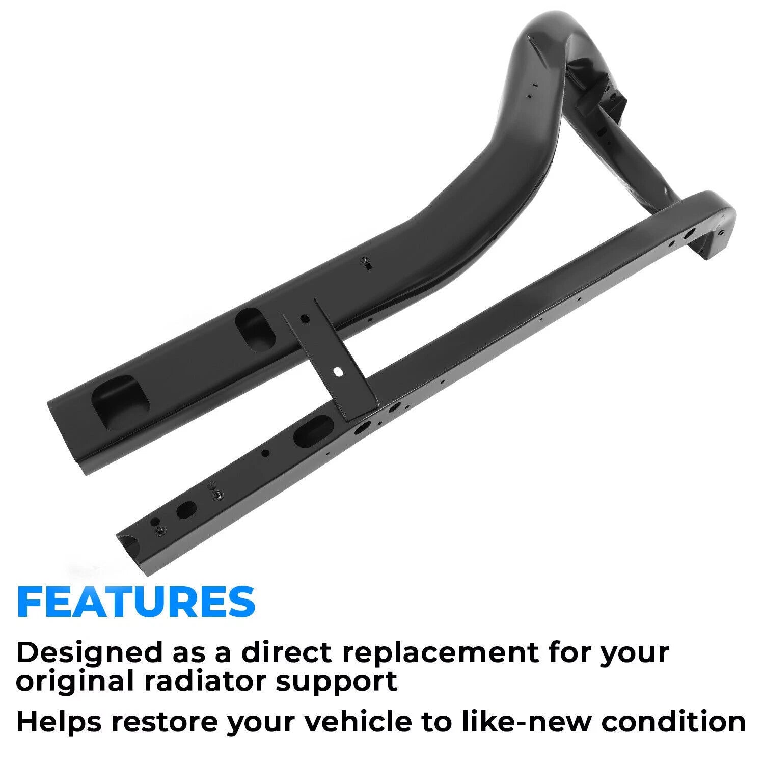 Passenger Side Radiator Support for Dodge Ram 1500 2500 3500 (2010–2018)