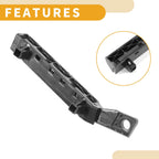 LH Front Bumper Support Bracket for Nissan Tiida (2004–2011) 1 Pc Black ABS