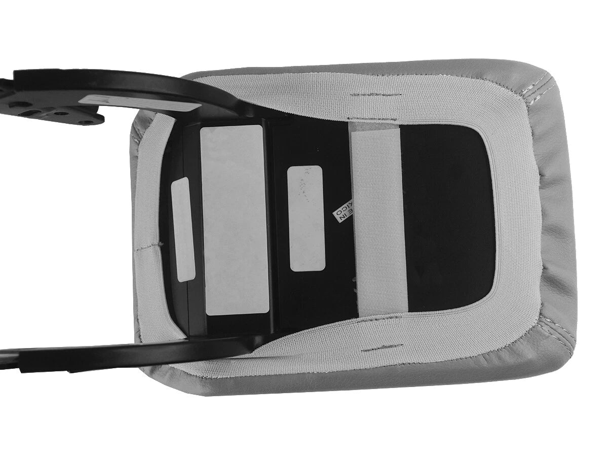 Leather Console Lid Pull Over Cover for Audi A5 S5 (2008–2017) Gray