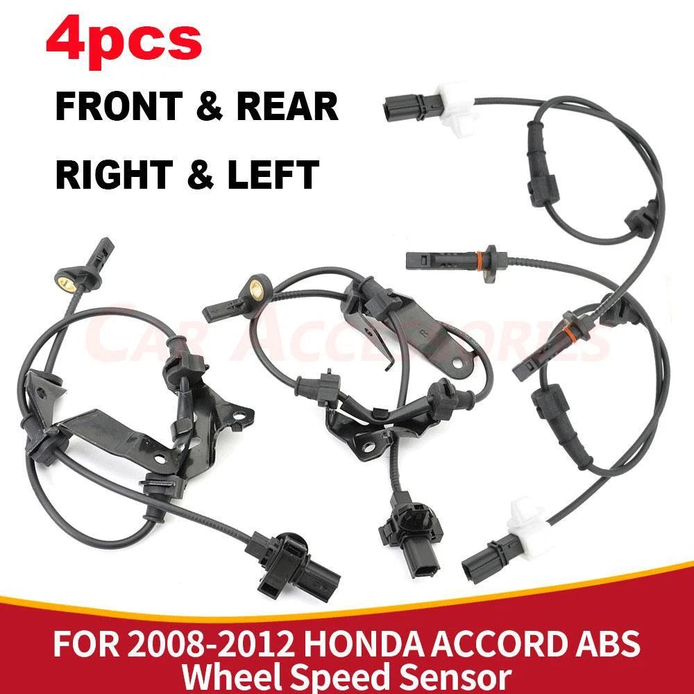 Set of 2 ABS Wheel Speed Sensors for Honda Accord (2008–2012) Acura TSX (2009–2014)