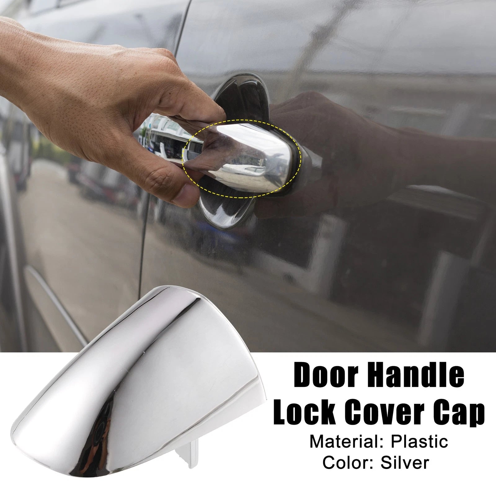 Rear Right Exterior Door Handle Lock Cover Cap for Kia Sorento (2011–2020)