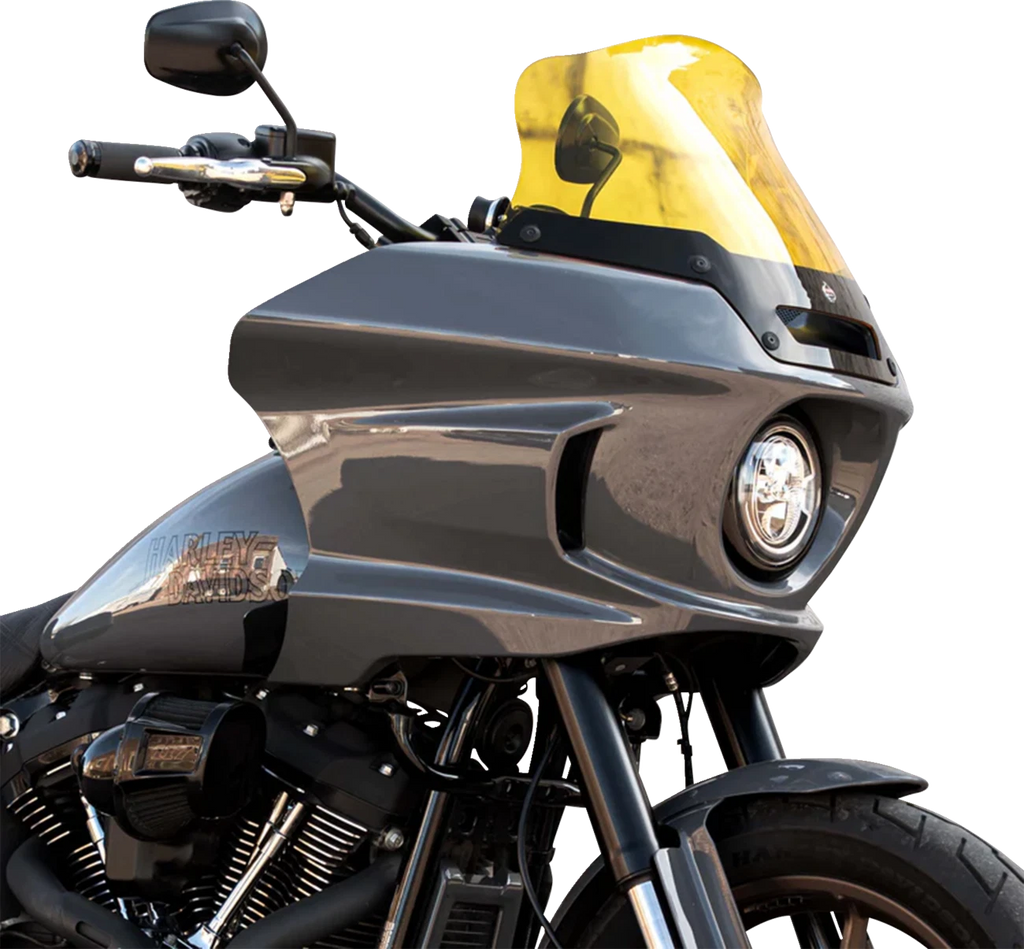 Klock Werks Kolor Flare Sport Windshield 8" Yellow for FXLRST (2018–2023)