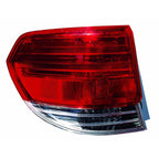 Replacement Driver Side Outer Tail Light Lens/Housing for 2008-10 Honda Odyssey