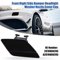 Bumper Washer Nozzle Cover for Mercedes-Benz E550 (2007–2010) Black
