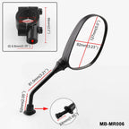 Universal Rearview Mirror for Motorcycle UTV ATV (7/8" Handlebar Mount)