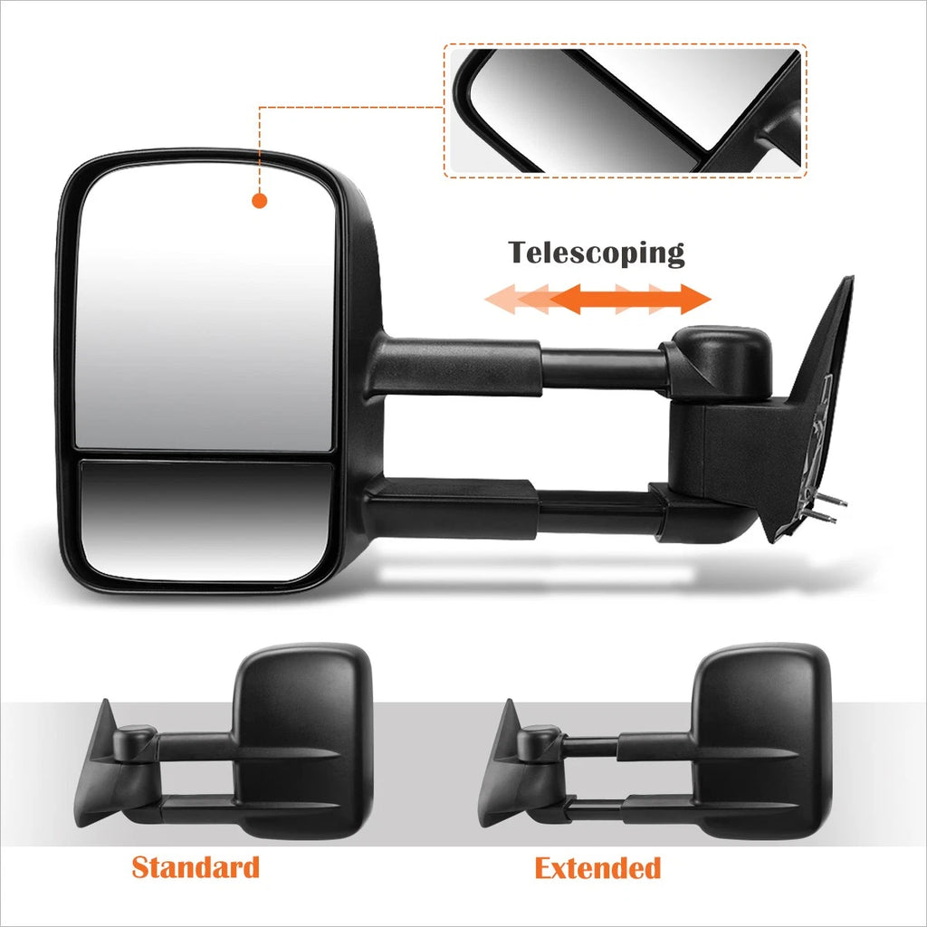 Power Adjusting Towing Mirror Right for Chevy GMC C/K 1500 2500 3500 (1988–2002)