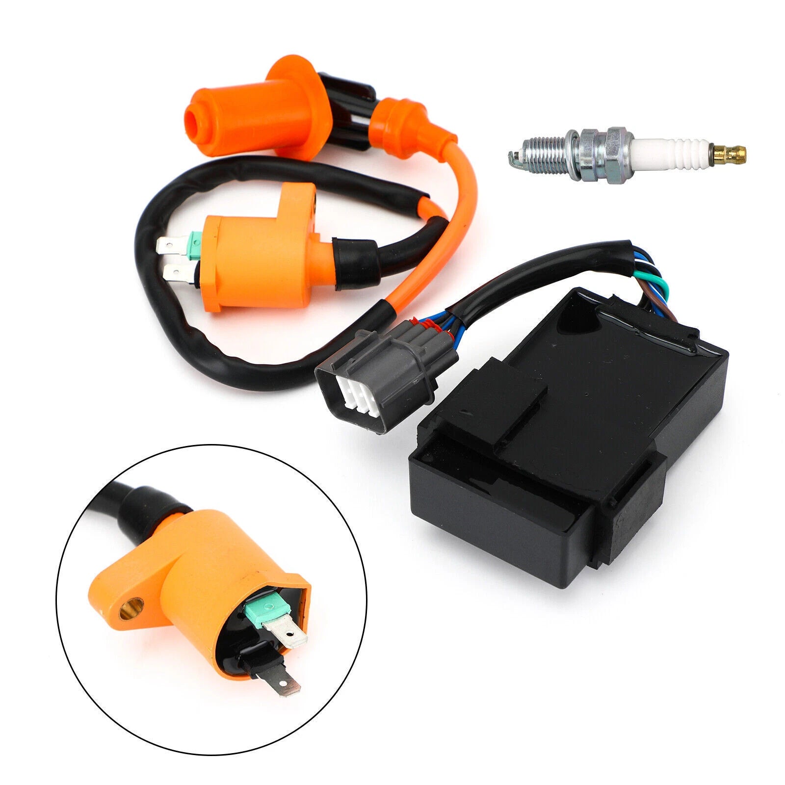 Ignition Coil Spark Plug CDI for Honda FourTrax 300 TRX300 (1998–2000) T9