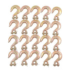 20 Pack Clevis Slip Hooks for Tow Chains (3/8 Inch, 6,600 LBS WLL)