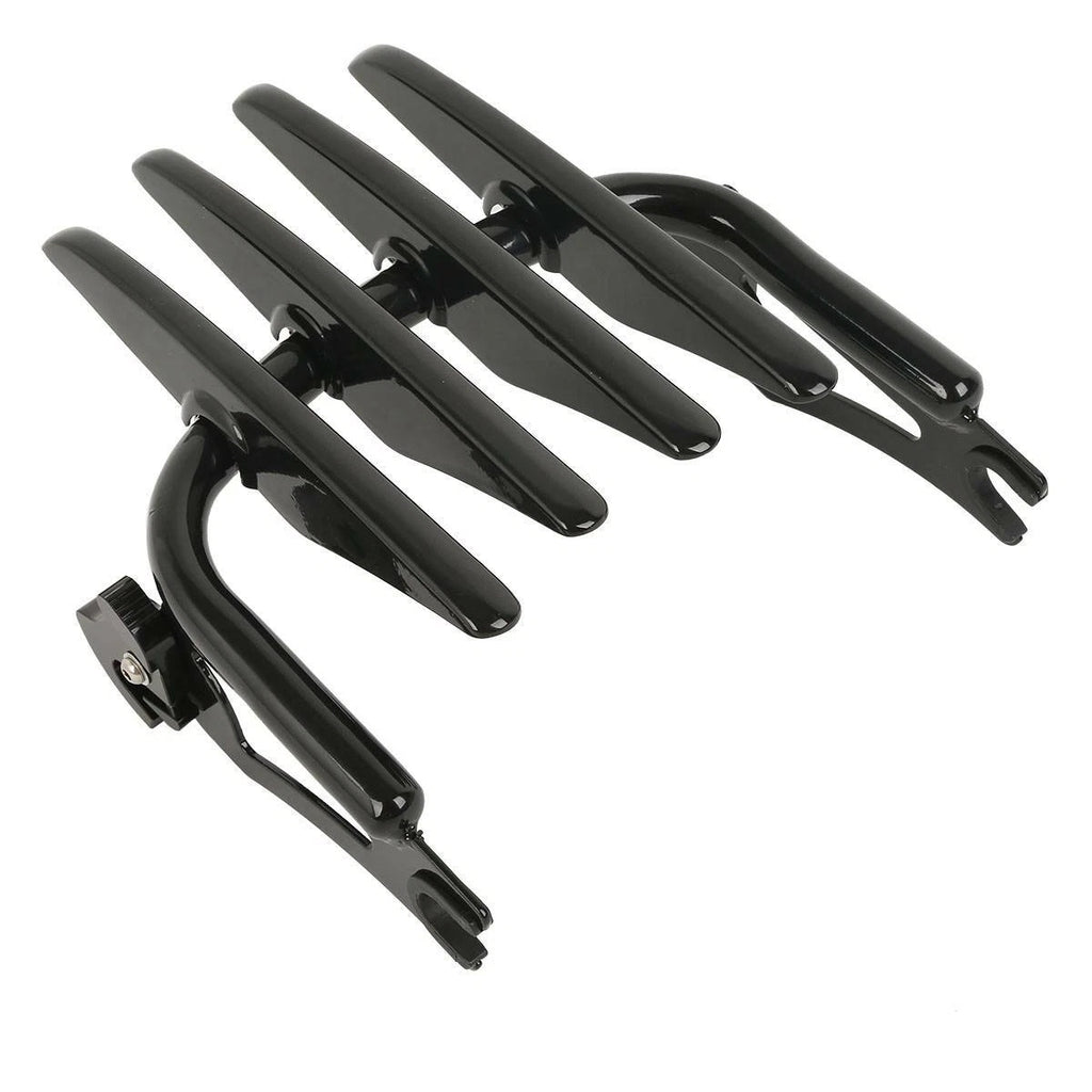 Luggage Rack for Harley Touring (2009–2013) - Black Stealth, Docking Hardware
