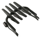 Luggage Rack for Harley Touring (2009–2013) - Black Stealth, Docking Hardware