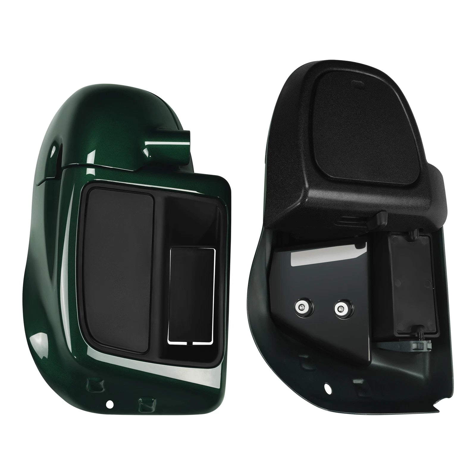 Lower Vented Fairings for Harley Road King Glide (2014–2025) Deep Jade Pearl