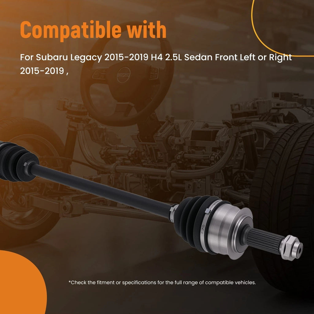 Front CV Axle Shaft for Subaru Legacy 2.5i (2015–2019)