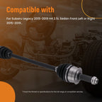 Front CV Axle Shaft for Subaru Legacy 2.5i (2015–2019)