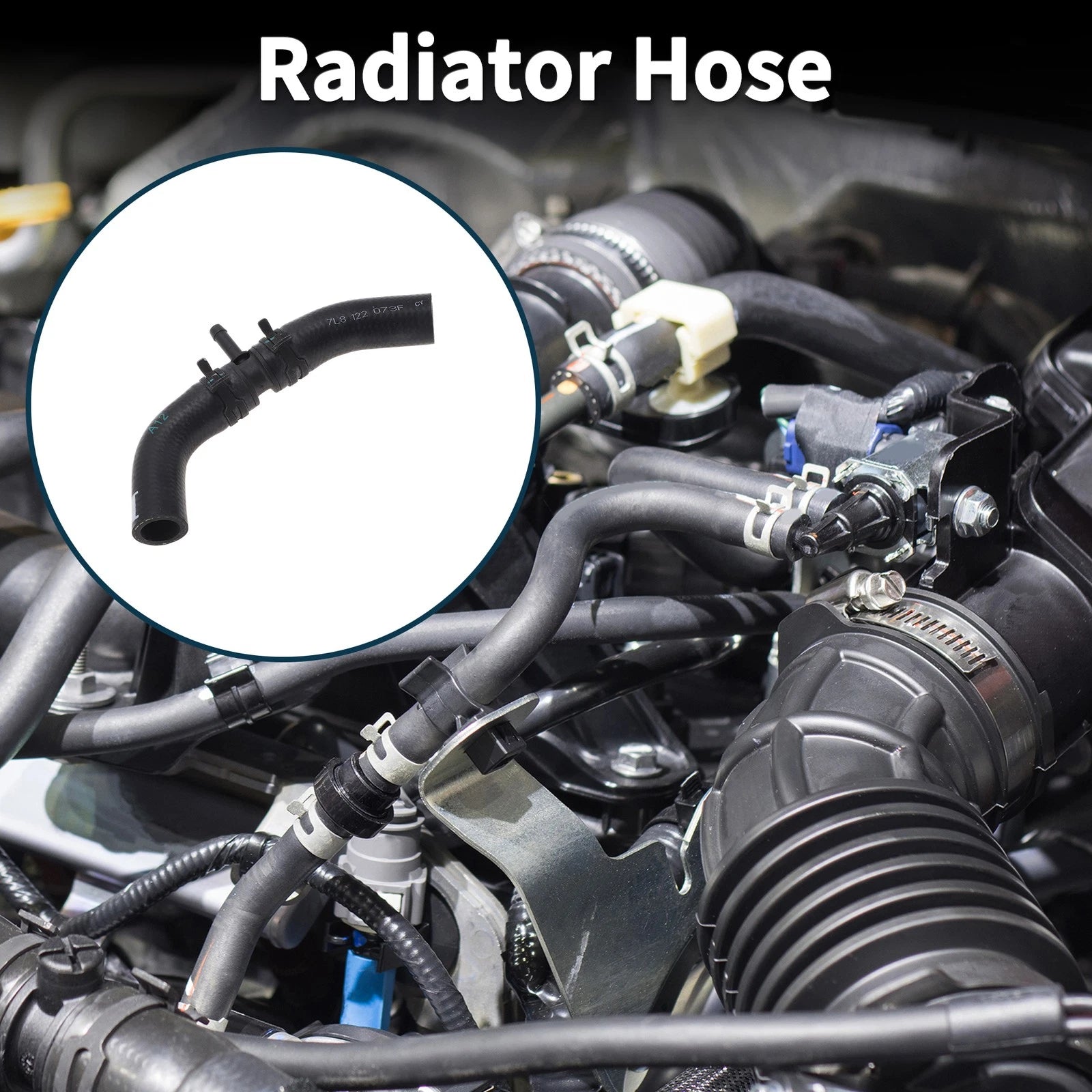 Radiator Hose No.7L8122073F for Audi Q7 (2007–2015)