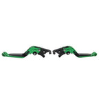 Extendable Brake Clutch Levers  Green for Honda CB599 CB600 CB919 (98-06)