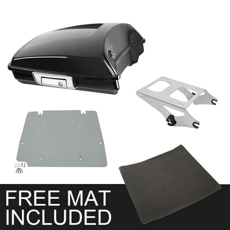 Razor Trunk Chrome Mount Rack Plate for Harley Touring Street Glide (2014–2026)