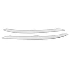 Set of 2 Chrome/Black Front Bumper Trim for Honda Pilot (2019–2022)