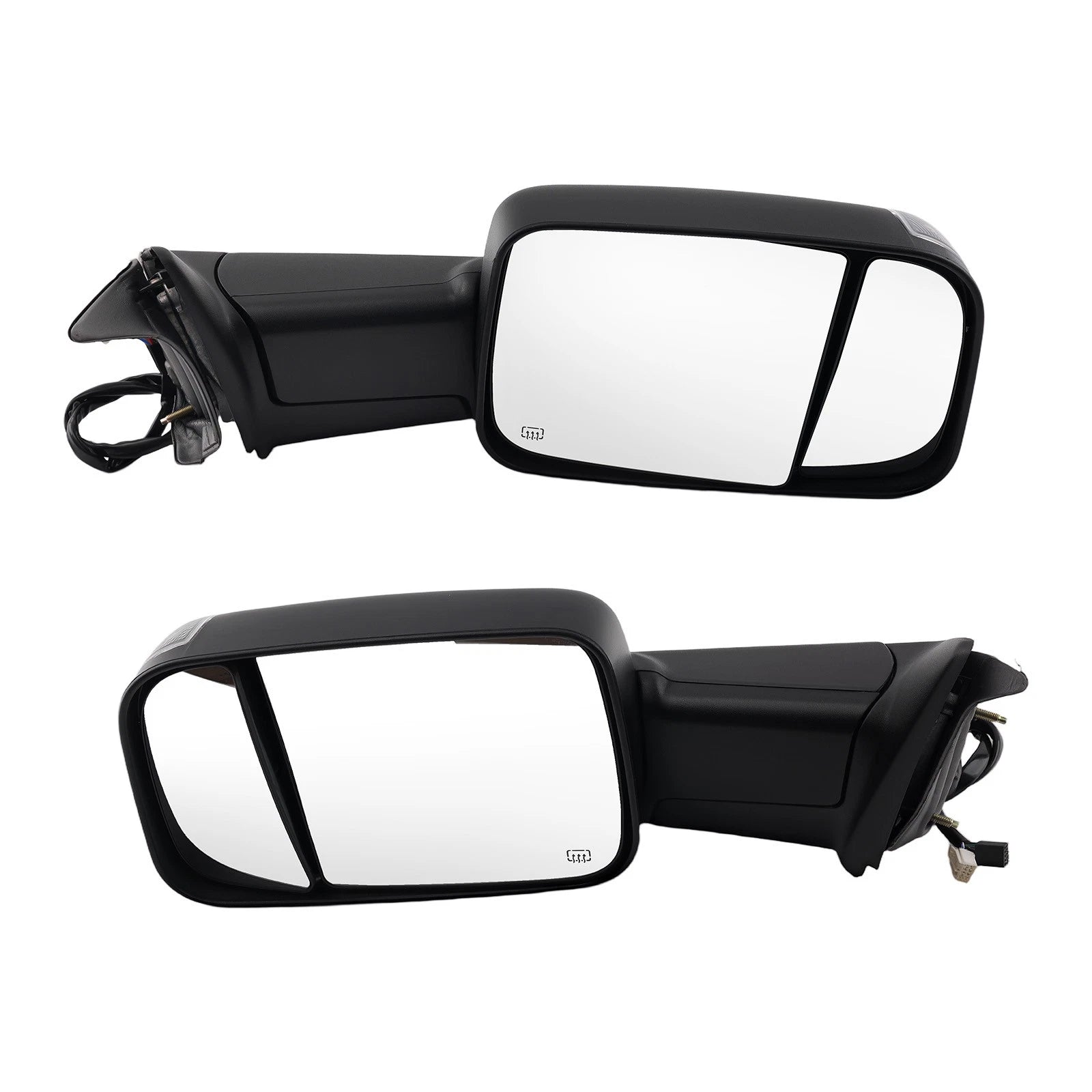 Black Side View Mirror for Dodge Ram 1500 2500 (2009–2018) CH1320303