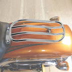 Chrome Solo Seat Luggage Rack for Harley Softail Fat Boy Breakout (2018–2023)