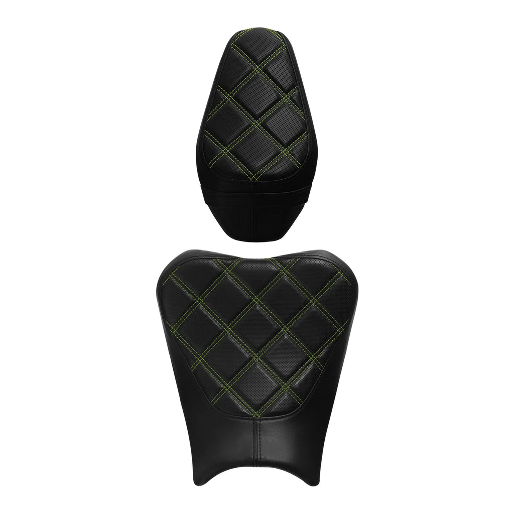 Driver Passenger Seats for Kawasaki Z900 (2017–2023) Black