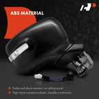 Pair Power Manual Fold Blind Spot Mirrors for Jeep Renegade (2015–2022)